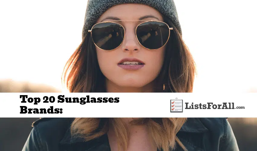 The Best Designer Sunglasses Brands - Bellatory