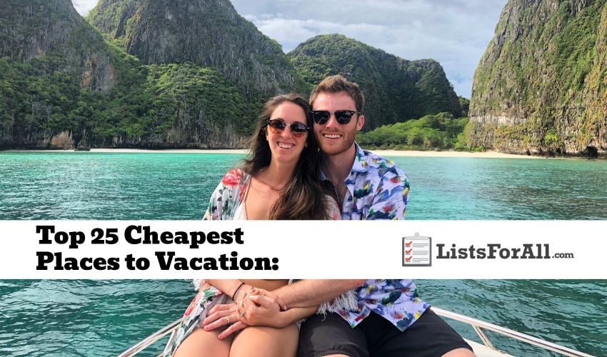 Cheapest Places to Vacation