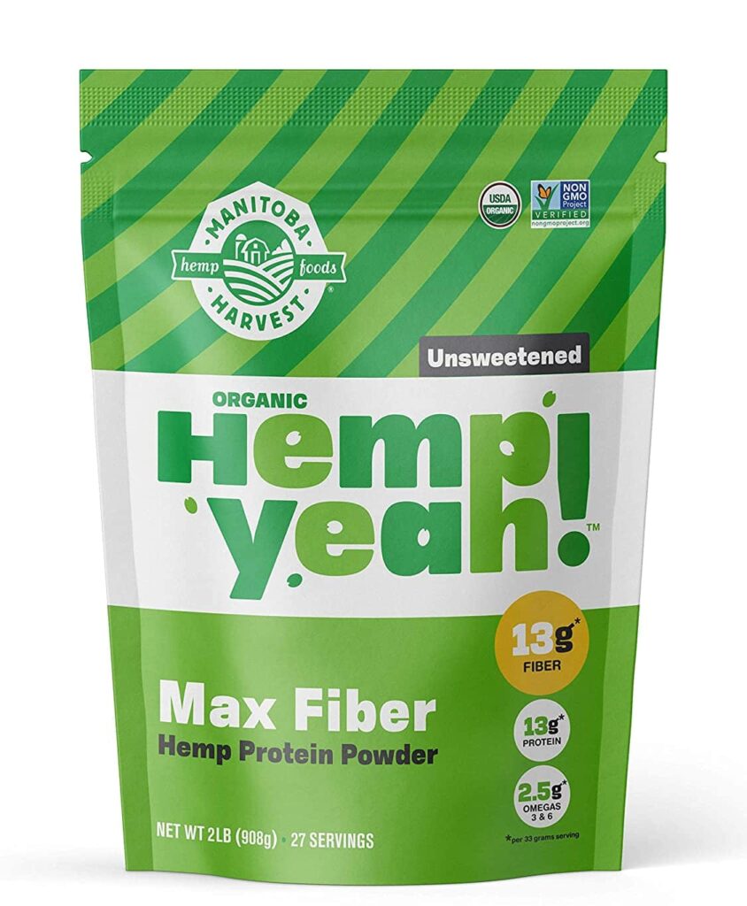 Manitoba Harvest Hemp Yeah! Max Fiber Protein Powder