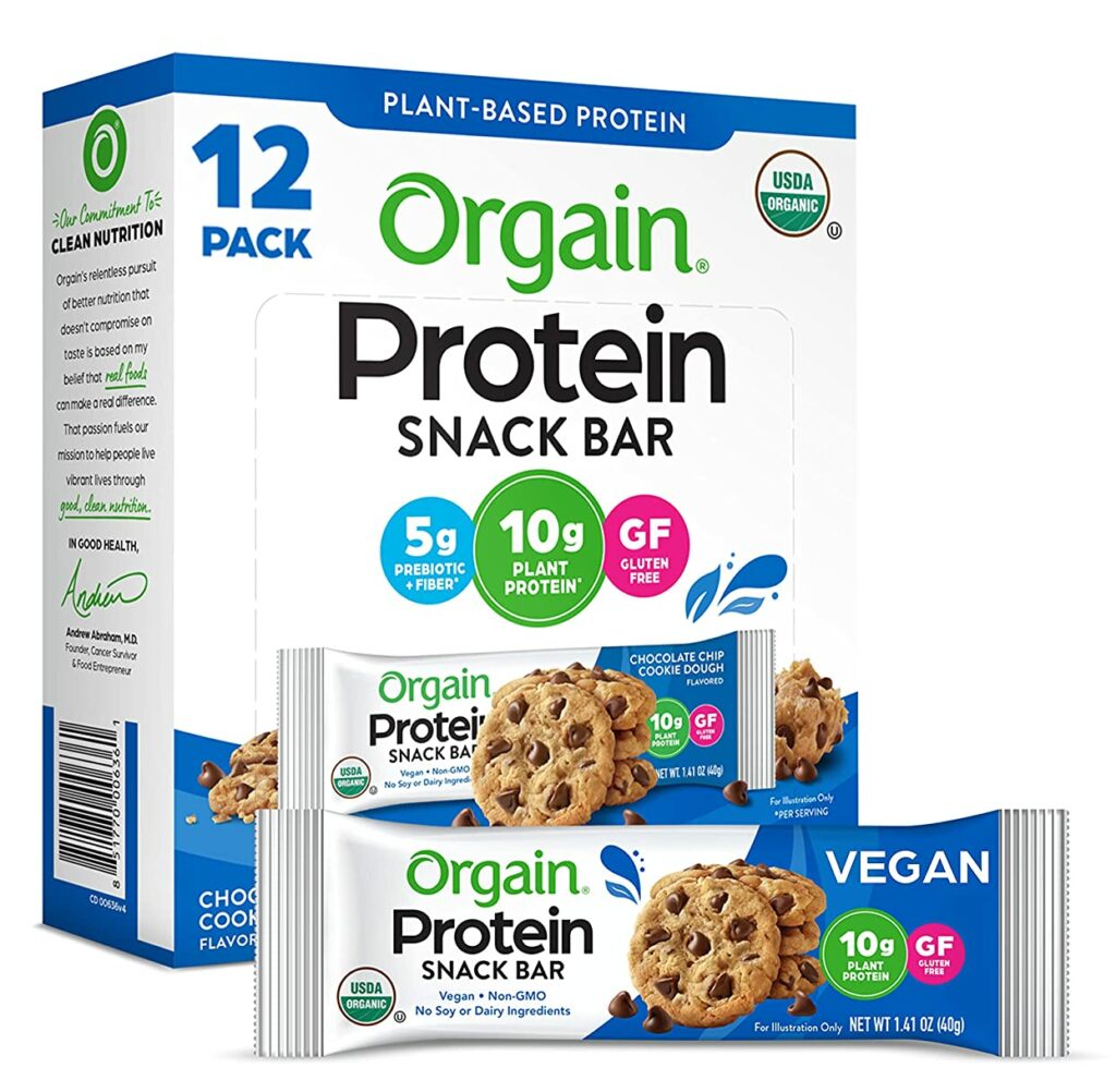 Organic Plant Based Protein Bar