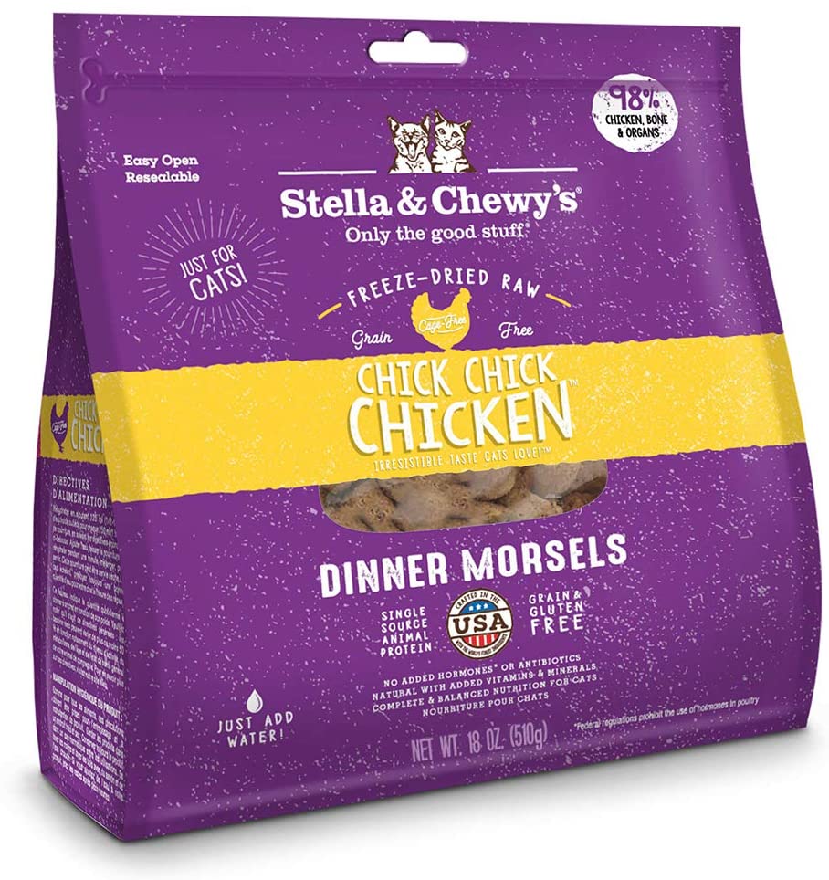 Stella and Chewy’s Freeze-Dried Raw Absolutely Rabbit Dinner Morsels Cat Food