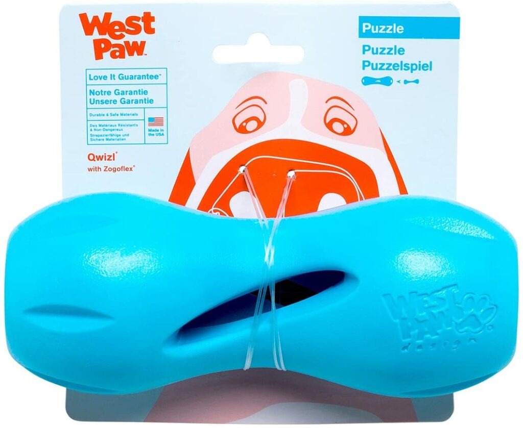 West Paw Zogoflex Qwizl Dog Puzzle Treat Toy