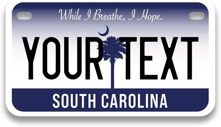 Personalized Mini License Plate