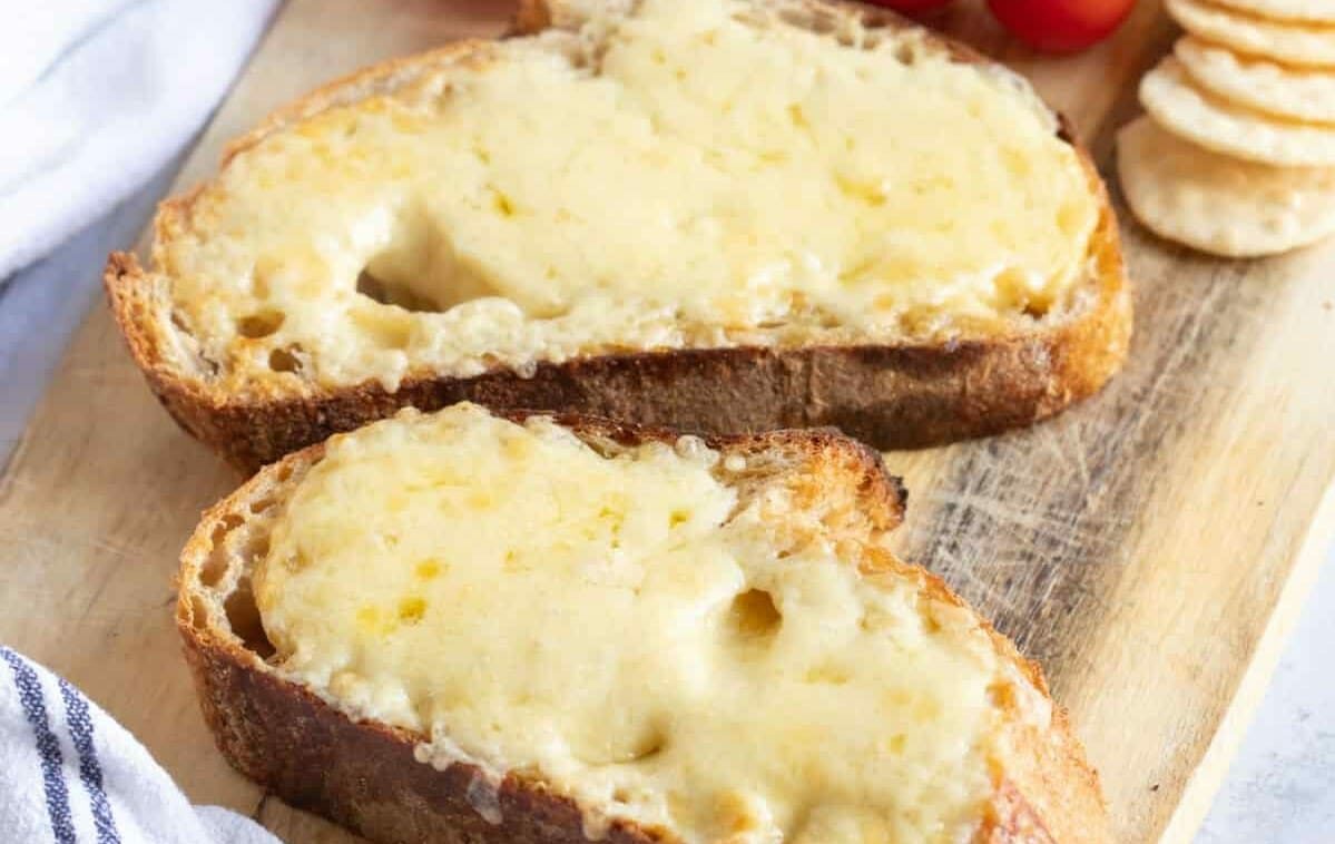 Air Fryer Cheese on Toast