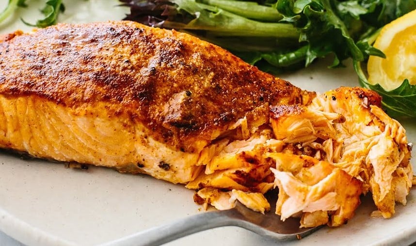 Air fryer salmon