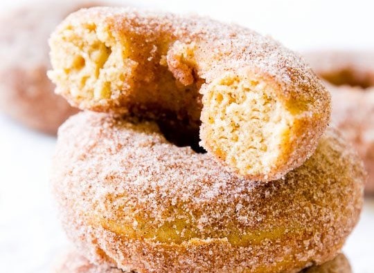 Baked Cinnamon Sugar Donuts