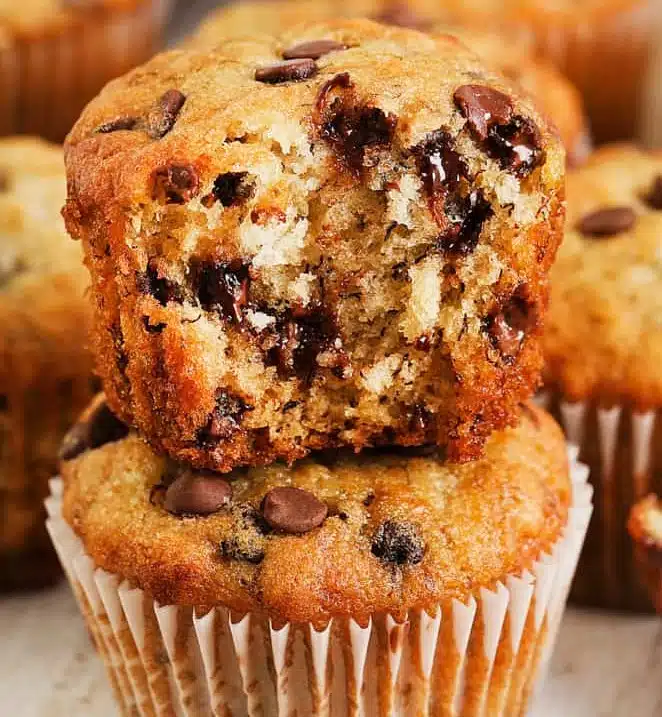 Banana Chocolate Chip Muffins