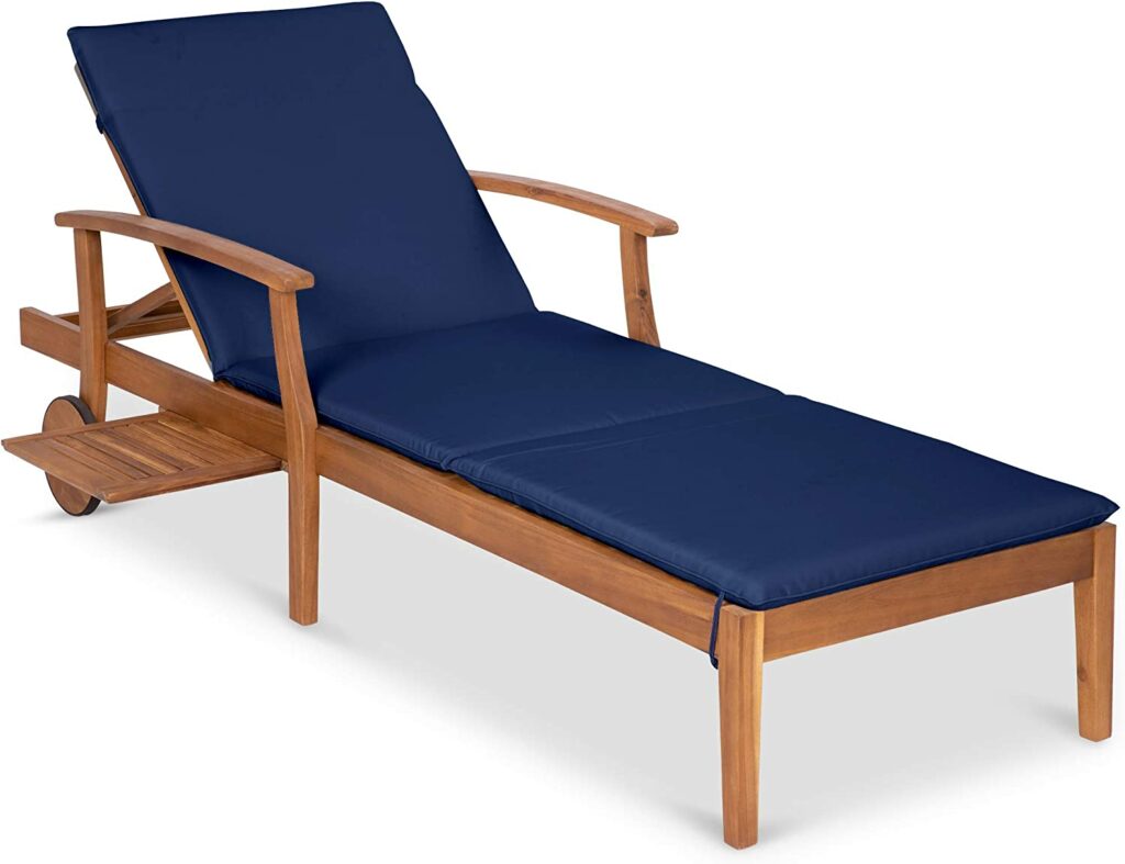 Best Choice Products Wood Pool Chair