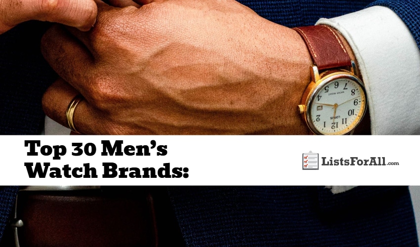 Best Men’s Watch Brands