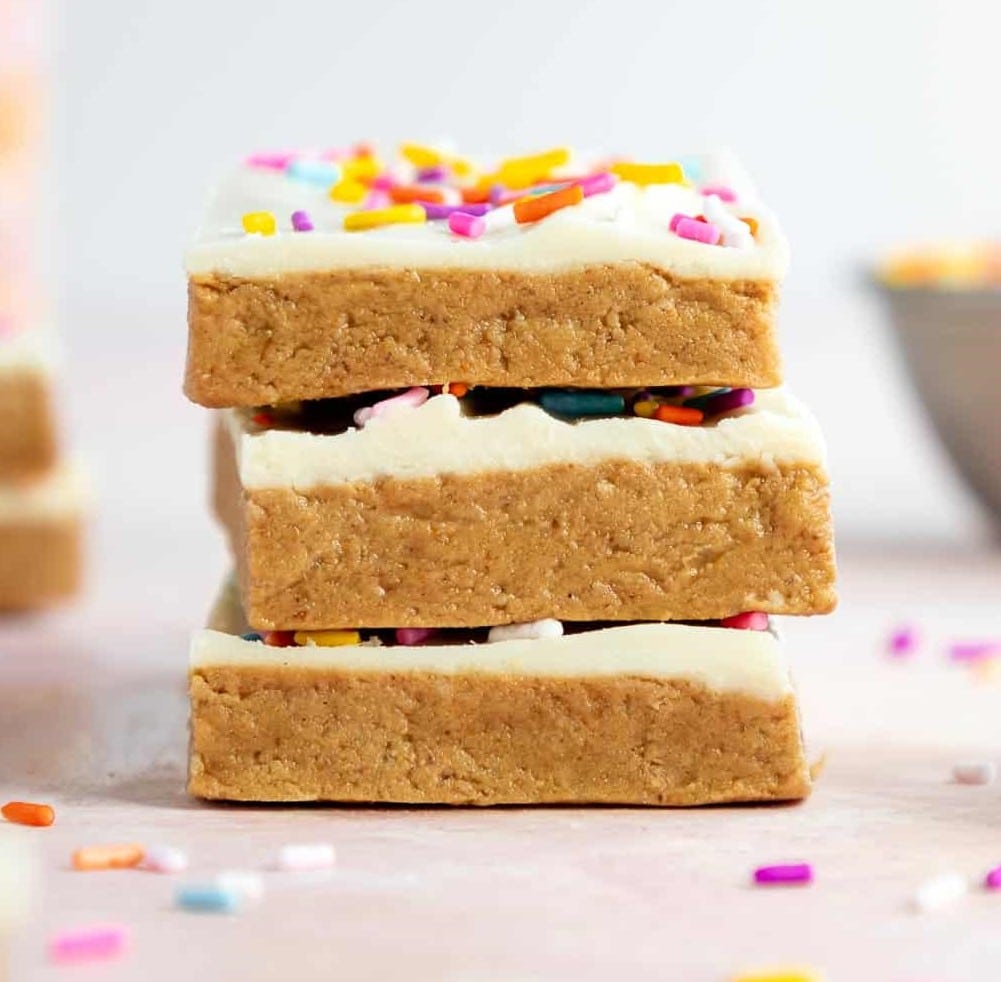 Birthday Cake Protein Bars