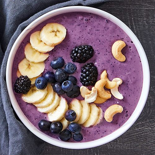 Blackberry Lime Smoothie Bowl