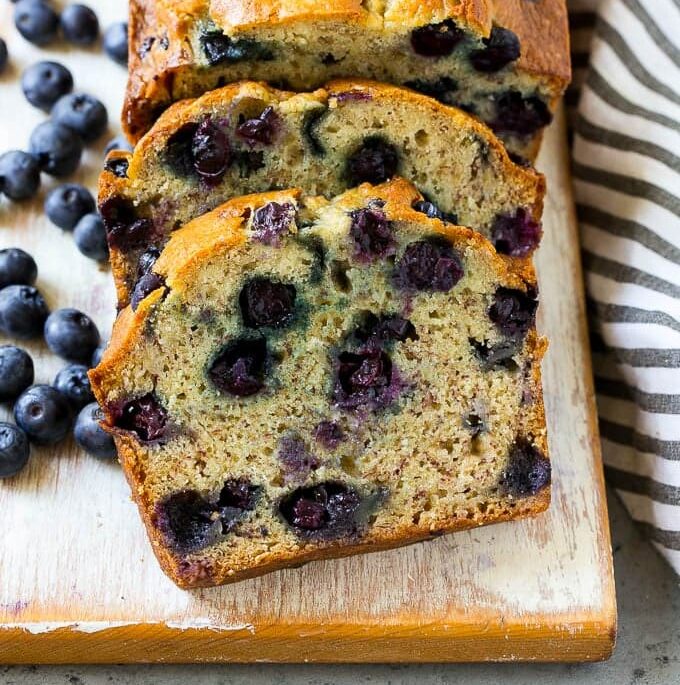 Blueberry Banana Bread