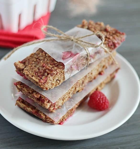 Dark Chocolate Raspberry Protein Bars