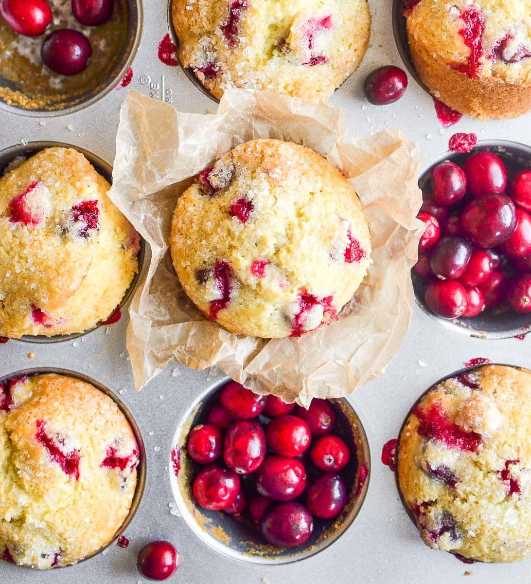 Fresh Cranberry Muffins