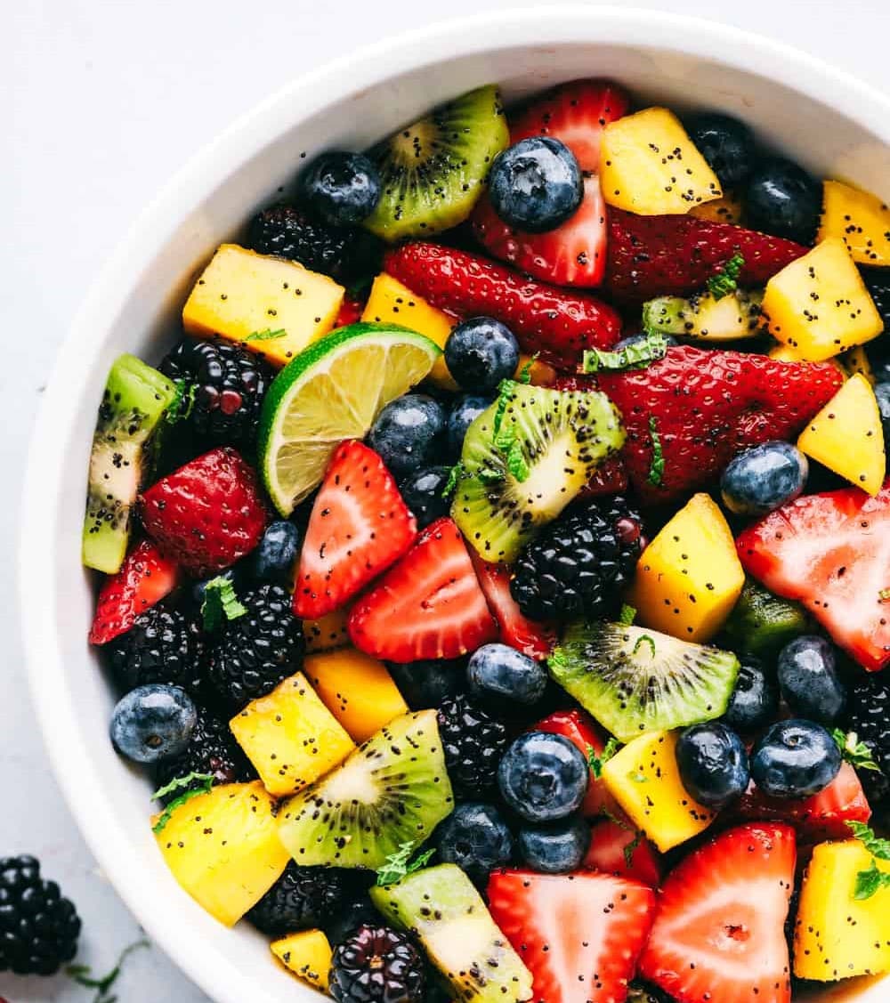 Fruit with Poppy Seed Dressing