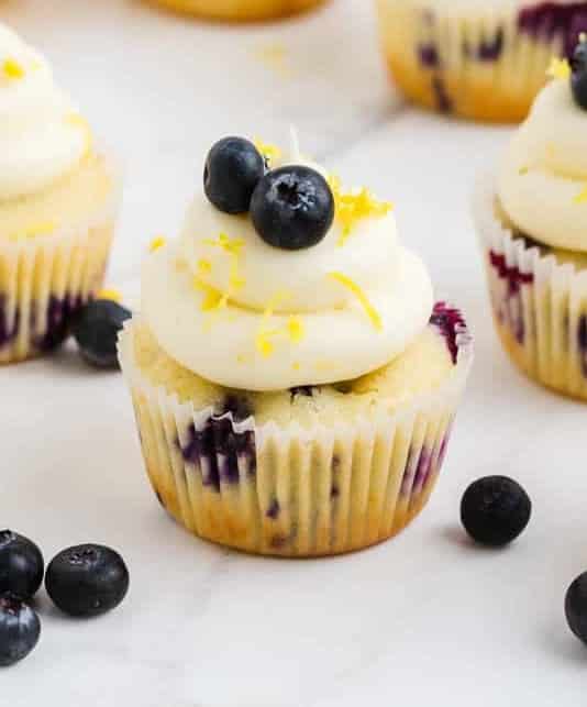 Lemon Blueberry Cupcakes