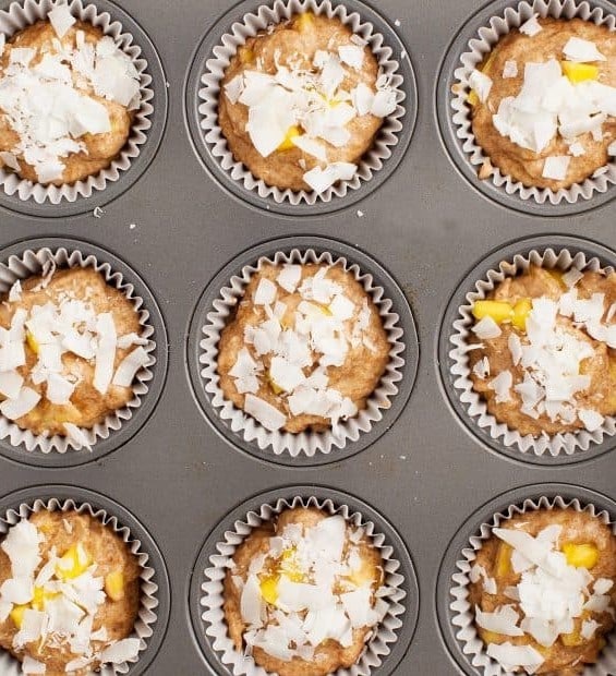 Mango Coconut Muffins