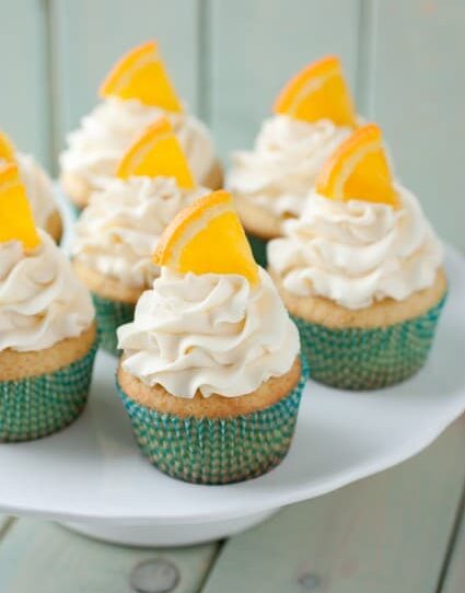 Orange Creamsicle Cupcakes