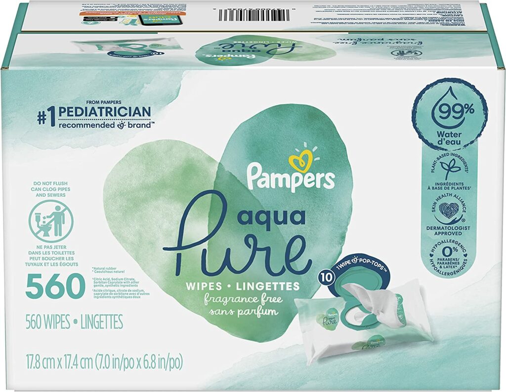 Pampers Aqua Baby Wipes