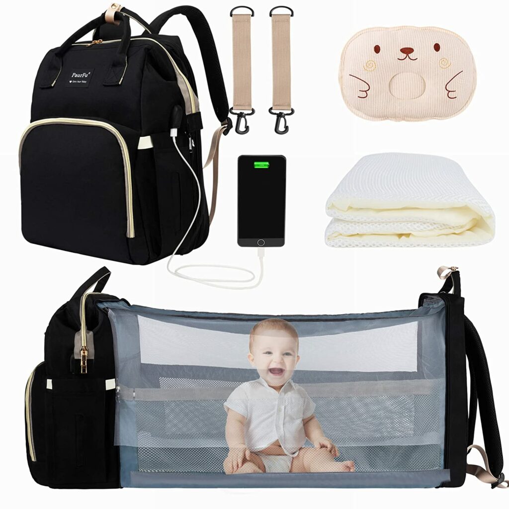 PaurFu Diaper Bag