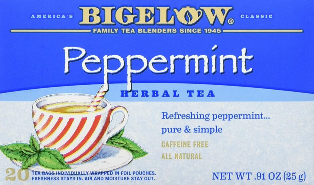 Peppermint tea