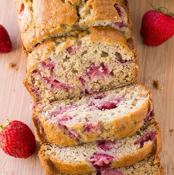 Strawberry Banana Bread