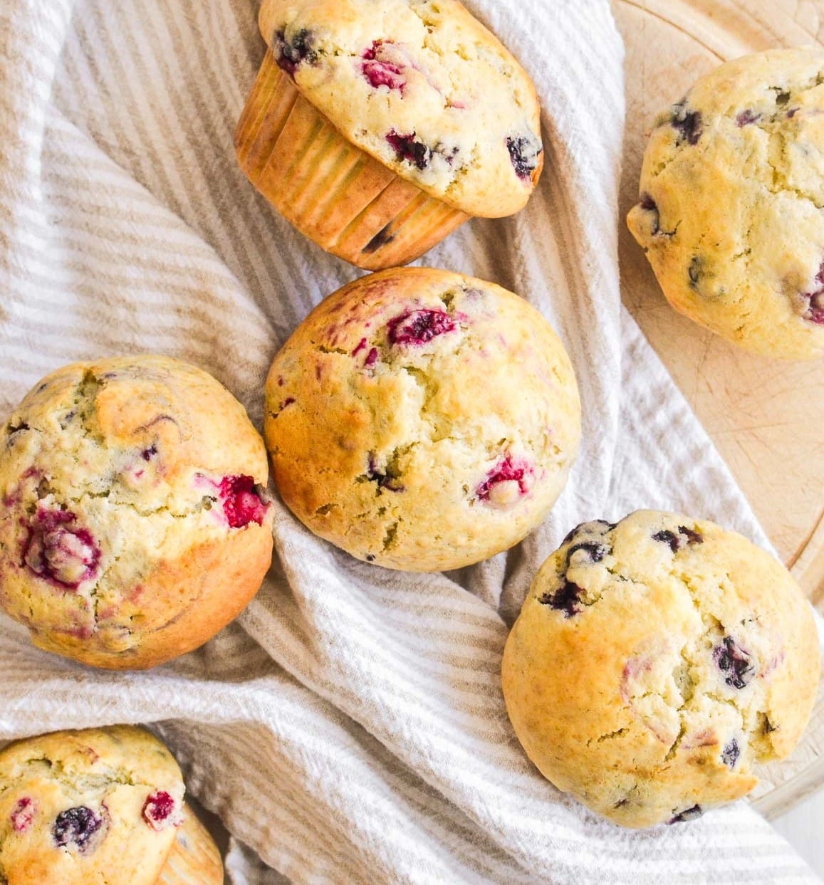 Triple Berry Muffins