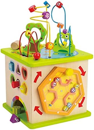 Wooden Activity Play Cube