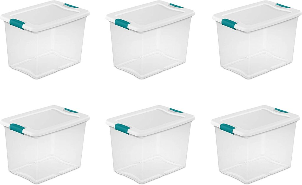 Sterilite Clear Storage Containers