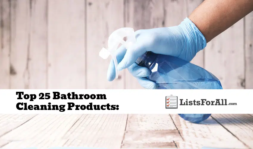 Best Bathroom Cleaning Products