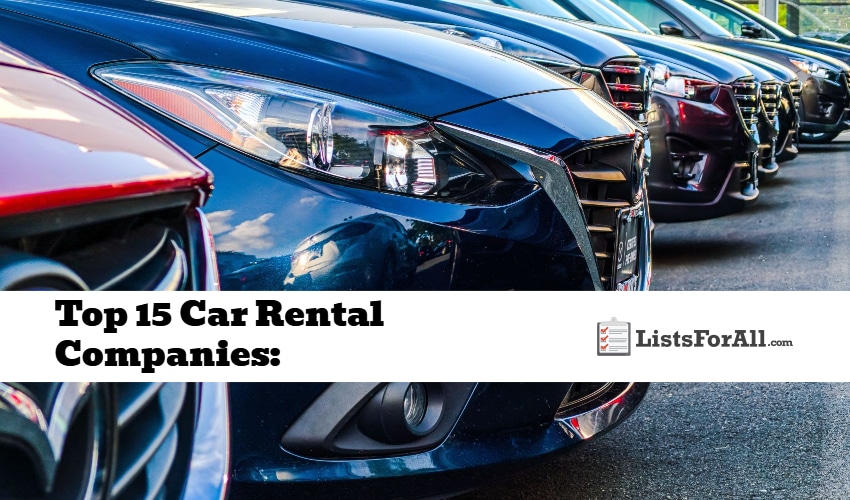 Best Car Rental Companies