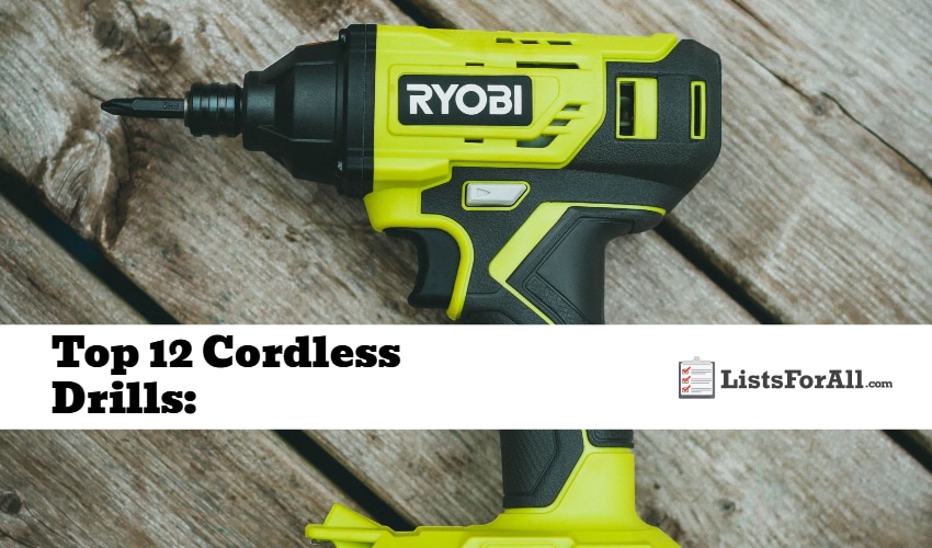 Best Cordless Drills