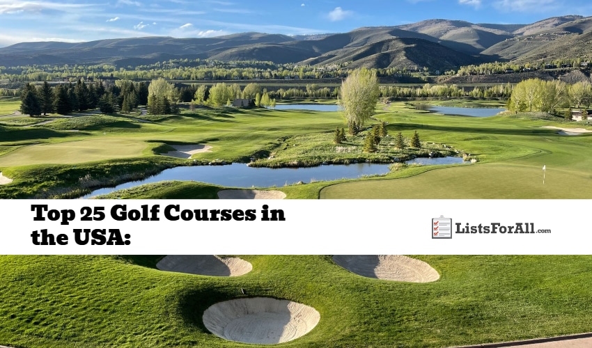 Best Golf Courses in the USA