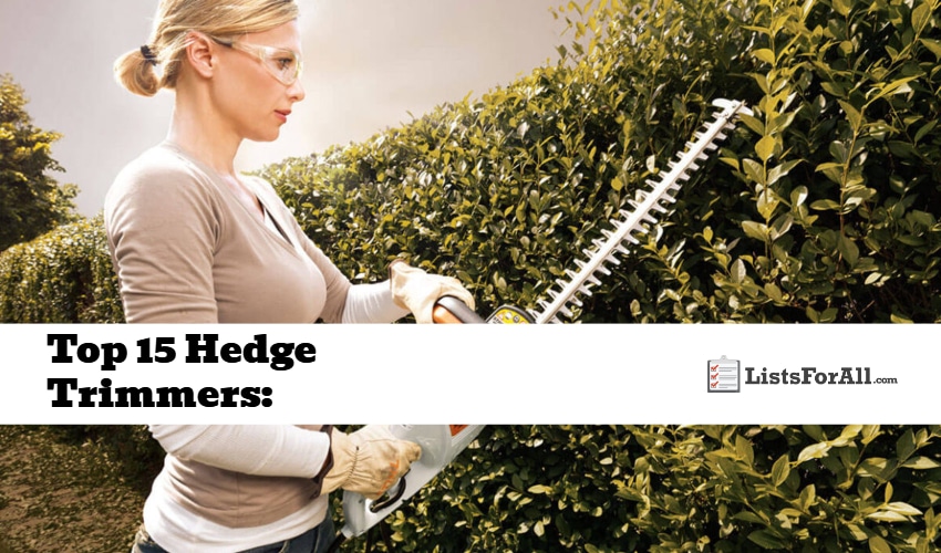 Best Hedge Trimmers