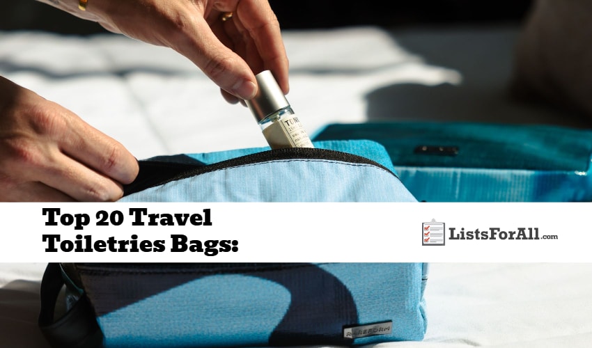 Best Travel Toiletries Bags