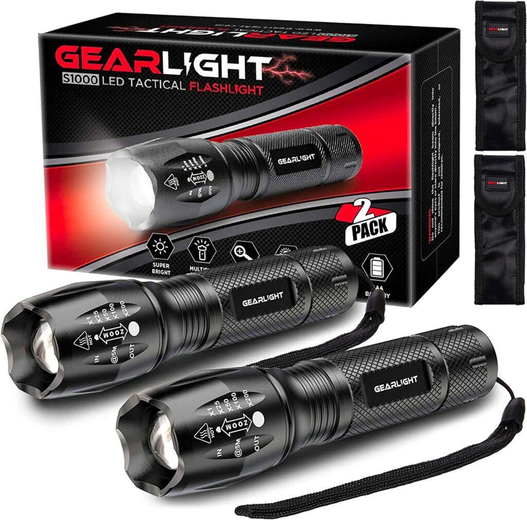 GearLight LED Flashlight Pack