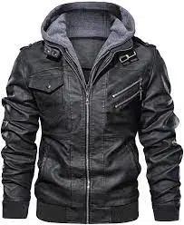 Hood Crew Leather Jacket