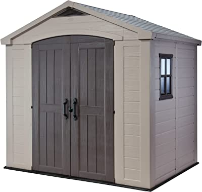 Keter Factor 8x8 Foot Large Resin Outdoor Shed