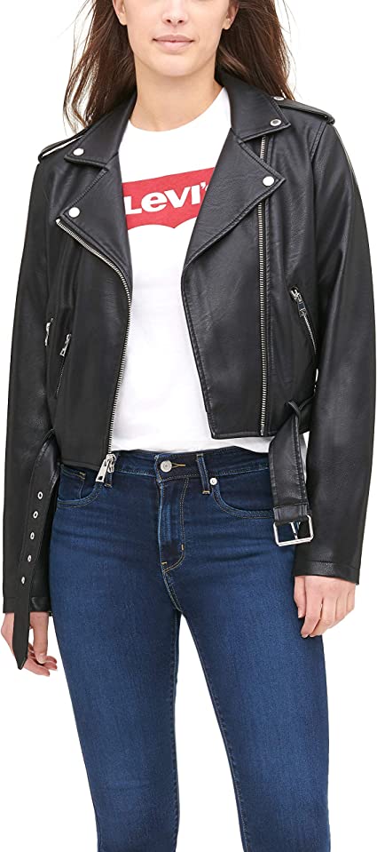 Levi's Belted Motorcycle Women's Leather Jacket