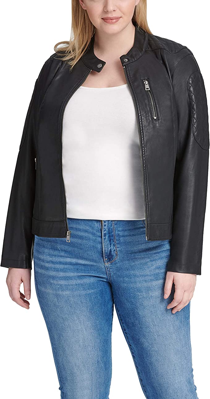 Levi's Motocross Race Plus-Size Women's Leather Jacket