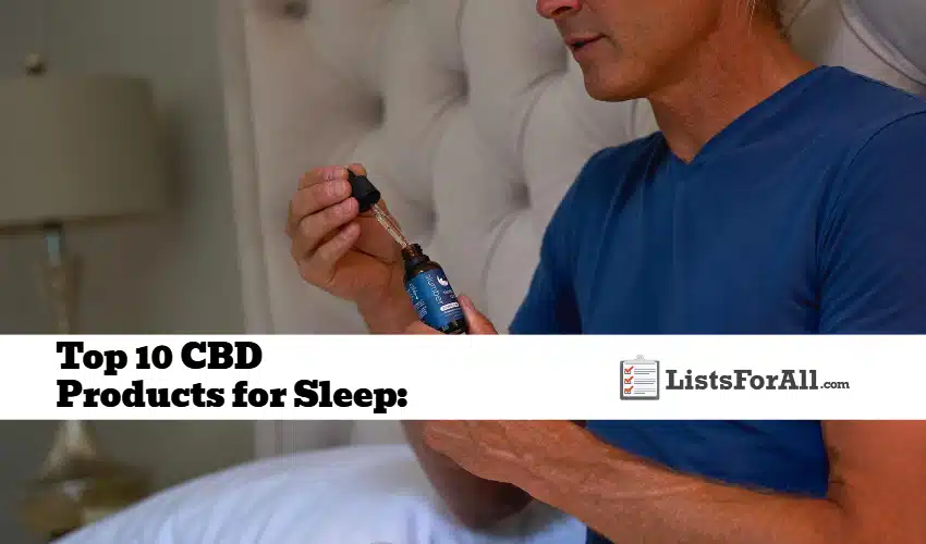 Best CBD Products for Sleep