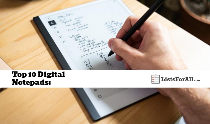 Best Digital Notepads
