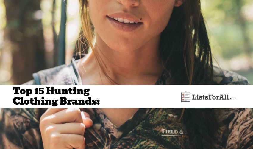 Best Hunting Clothing Brands