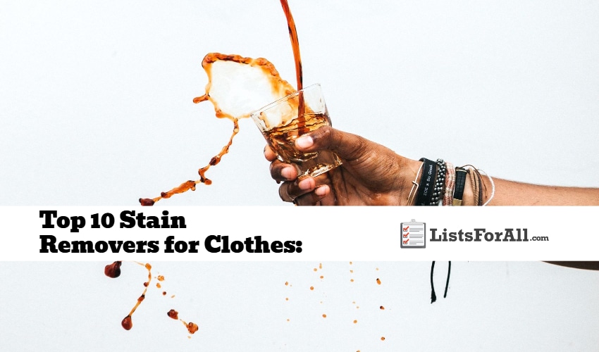 Best Stain Removers for Clothes