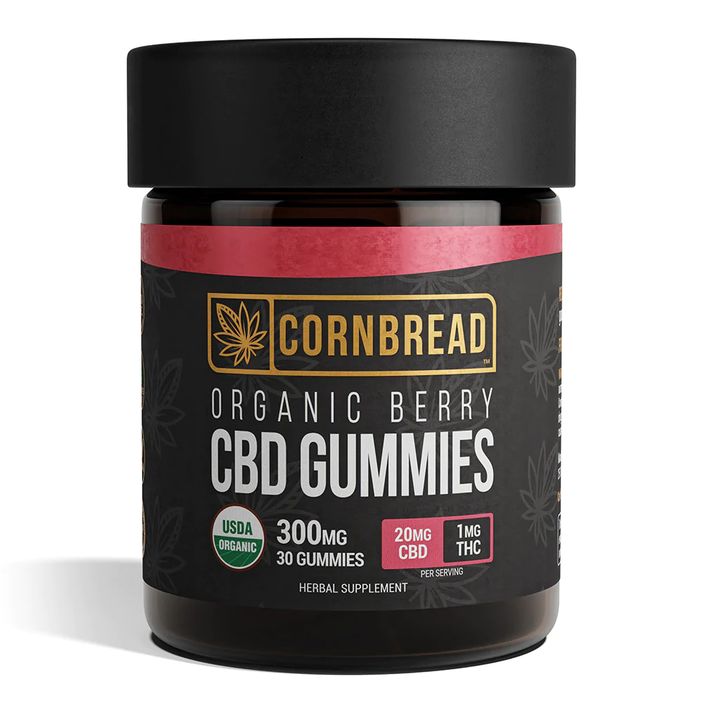 Cornbread Organic Berry CBD Gummies