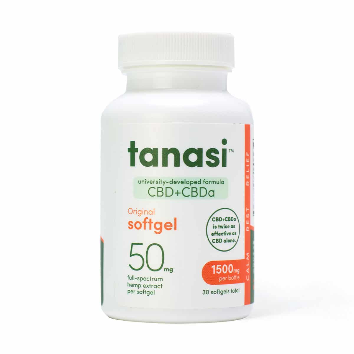 Tanasi CBD+CBDa Softgels