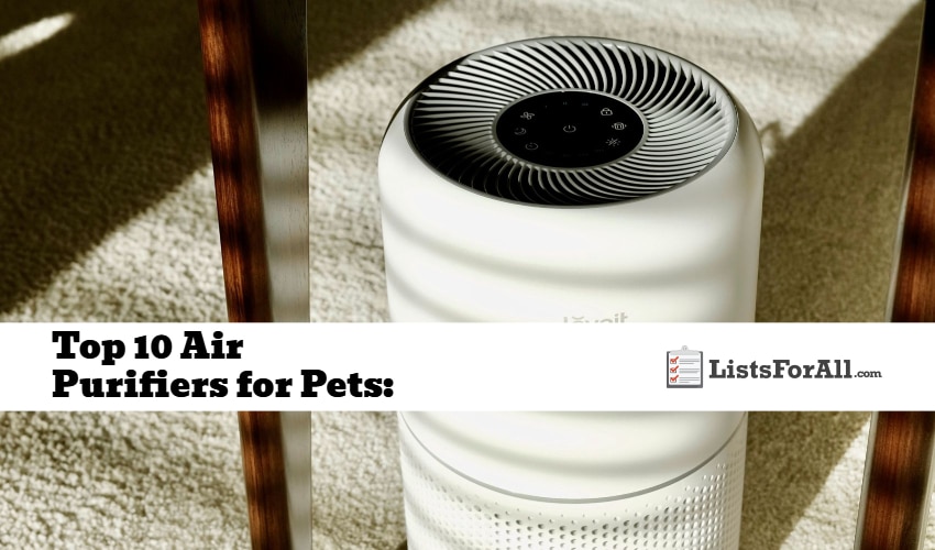 Best Air Purifiers for Pets