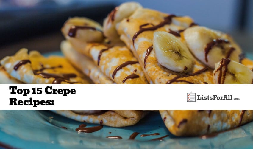 Best Crepe Recipes