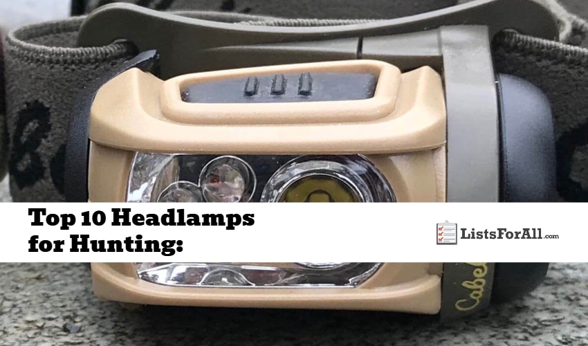 Best Headlamps for Hunting