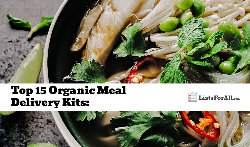 Best Organic Meal Delivery Kits